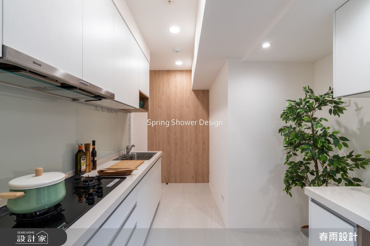 老屋(16~30年)＿簡約風廚房案例圖片＿春雨設計＿春雨_260 民族星鑽之20