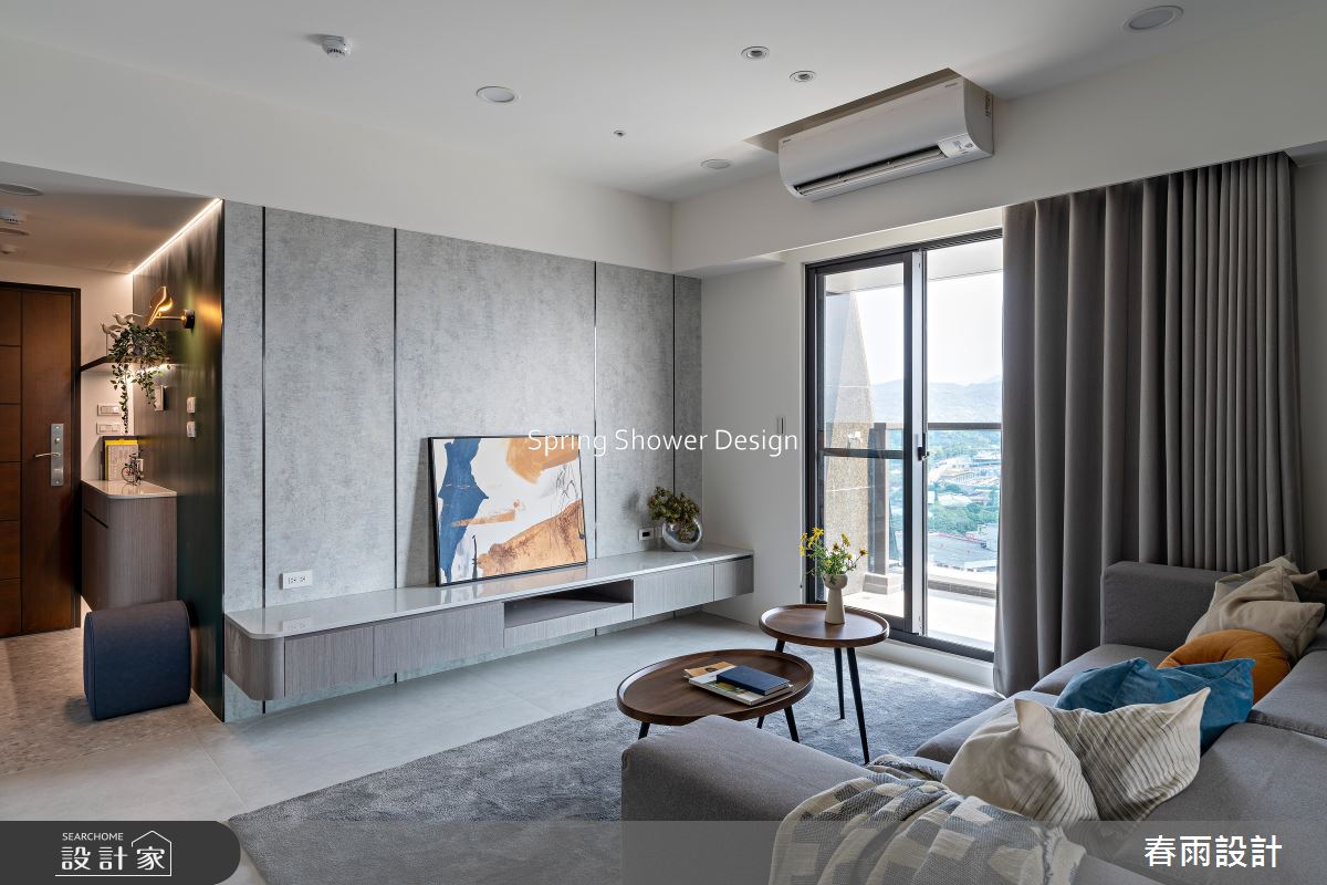 新成屋(5年以下)＿現代風玄關客廳案例圖片＿春雨設計＿春雨_264 怡富宜家之7