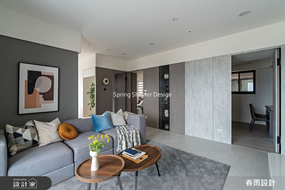 新成屋(5年以下)＿現代風客廳臥室案例圖片＿春雨設計＿春雨_264 怡富宜家之21