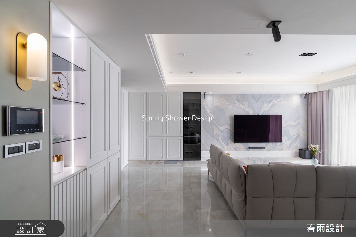 老屋(16~30年)＿美式風客廳案例圖片＿春雨設計＿春雨_265 元大欽品之7