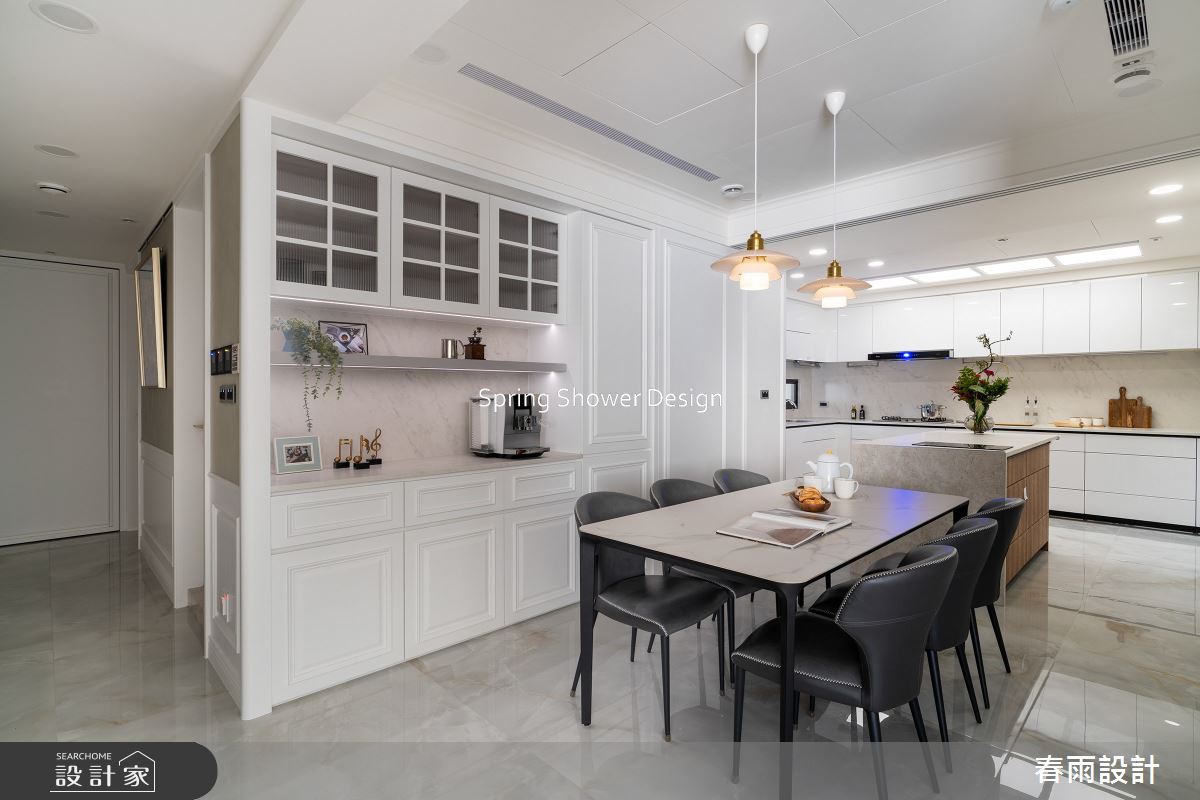 老屋(16~30年)＿美式風餐廳廚房案例圖片＿春雨設計＿春雨_265 元大欽品之13