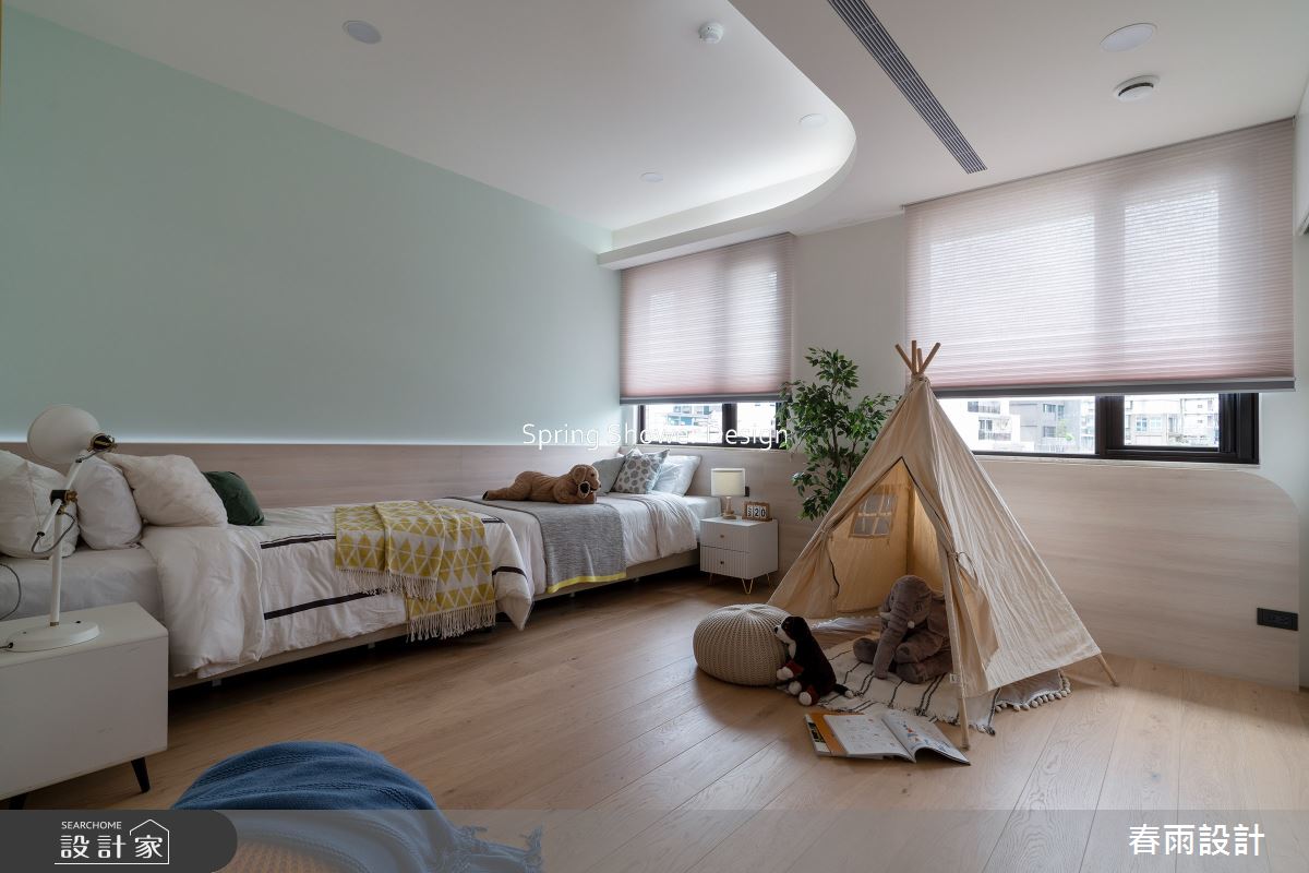 老屋(16~30年)＿美式風臥室案例圖片＿春雨設計＿春雨_265 元大欽品之21