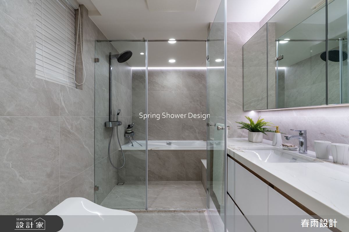 老屋(16~30年)＿美式風浴室案例圖片＿春雨設計＿春雨_265 元大欽品之32