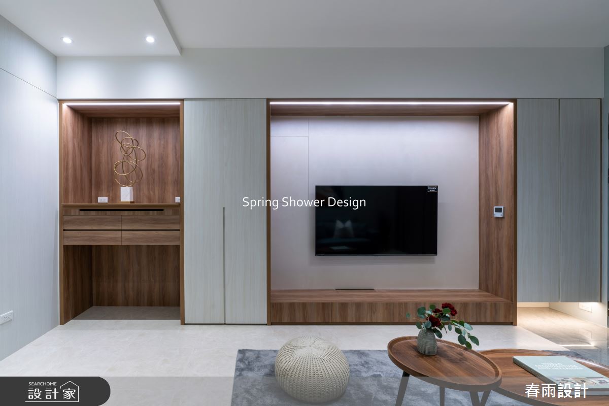老屋(16~30年)＿現代風客廳案例圖片＿春雨設計＿春雨_266 忠信街之4