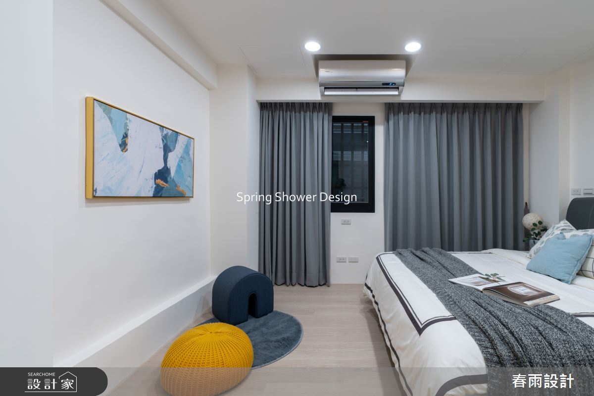 老屋(16~30年)＿現代風臥室案例圖片＿春雨設計＿春雨_266 忠信街之21