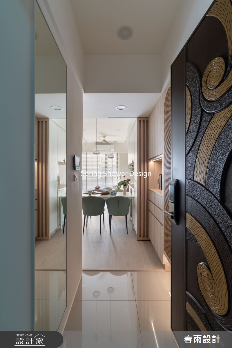 新成屋(5年以下)＿北歐風玄關案例圖片＿春雨設計＿春雨_267 京雅苑之1