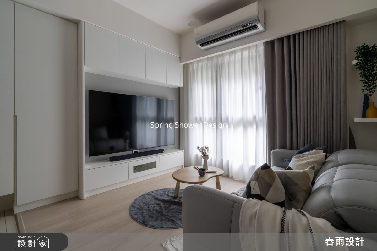 18坪新成屋(5年以下)＿北歐風客廳案例圖片＿春雨設計＿春雨_269 達永秋鄉之5