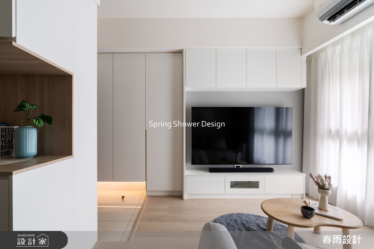 18坪新成屋(5年以下)＿北歐風客廳案例圖片＿春雨設計＿春雨_269 達永秋鄉之6