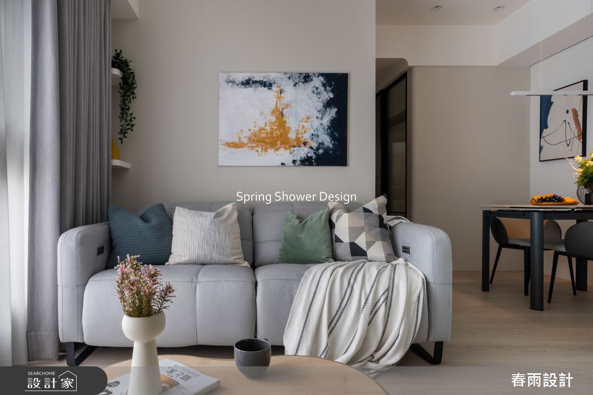 18坪新成屋(5年以下)＿北歐風客廳餐廳案例圖片＿春雨設計＿春雨_269 達永秋鄉之13
