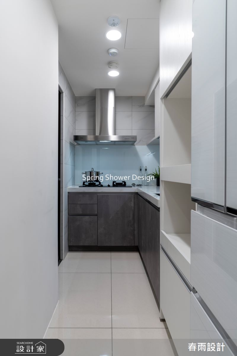 18坪新成屋(5年以下)＿北歐風廚房案例圖片＿春雨設計＿春雨_269 達永秋鄉之18