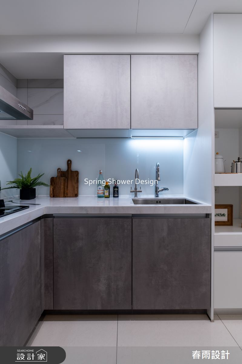 18坪新成屋(5年以下)＿北歐風廚房案例圖片＿春雨設計＿春雨_269 達永秋鄉之19
