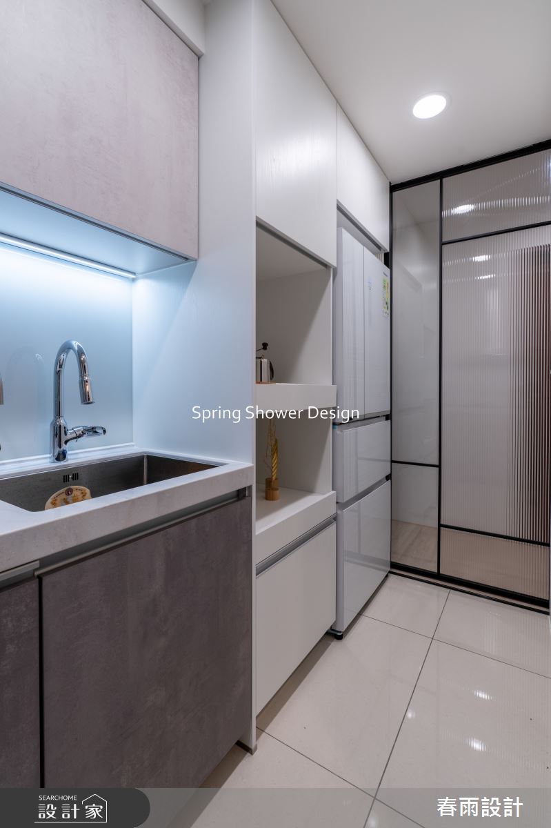 18坪新成屋(5年以下)＿北歐風廚房案例圖片＿春雨設計＿春雨_269 達永秋鄉之20