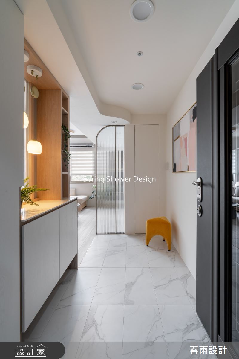 老屋(16~30年)＿現代風玄關案例圖片＿春雨設計＿春雨_270 碧山森之林之1