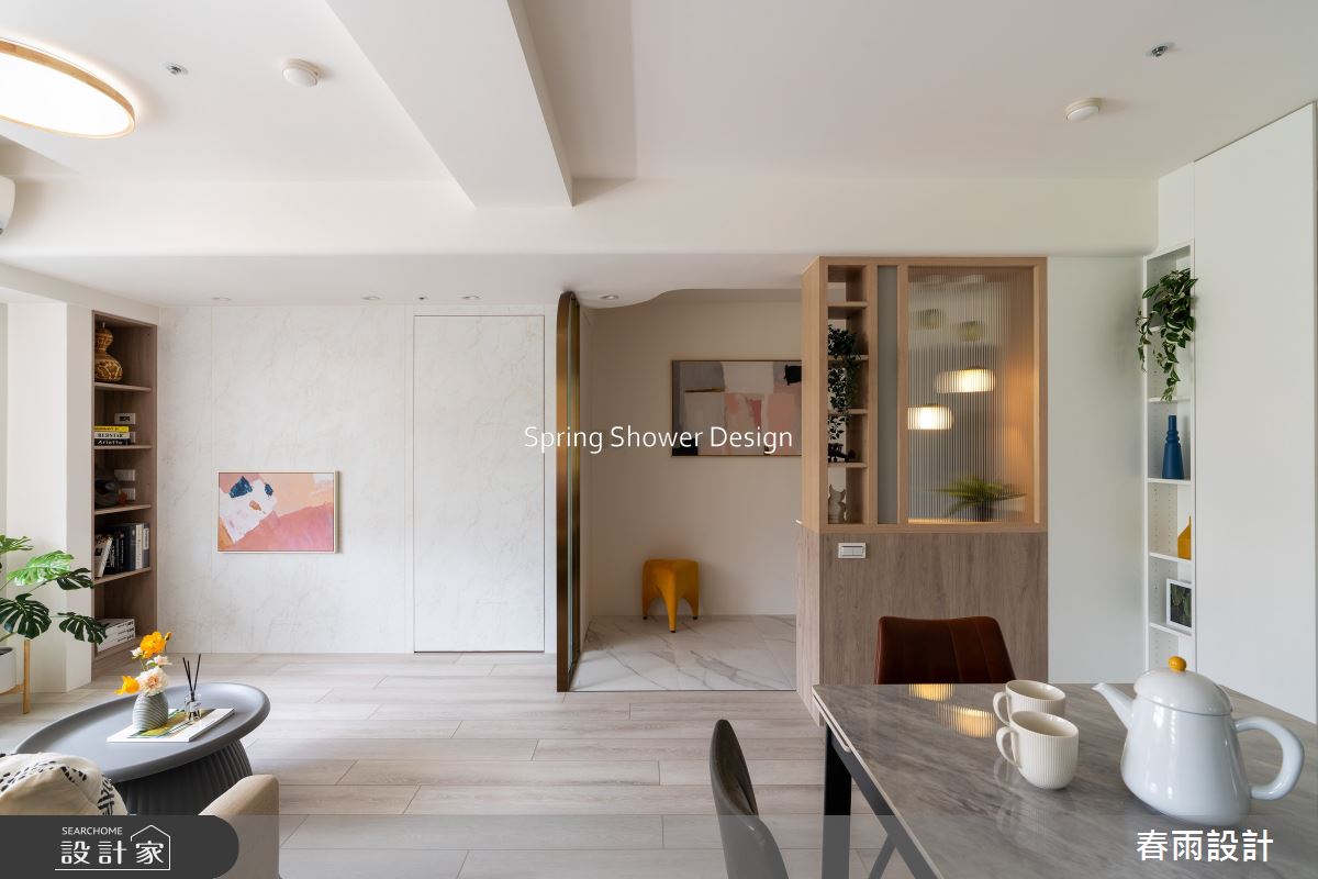 老屋(16~30年)＿現代風玄關客廳餐廳案例圖片＿春雨設計＿春雨_270 碧山森之林之15