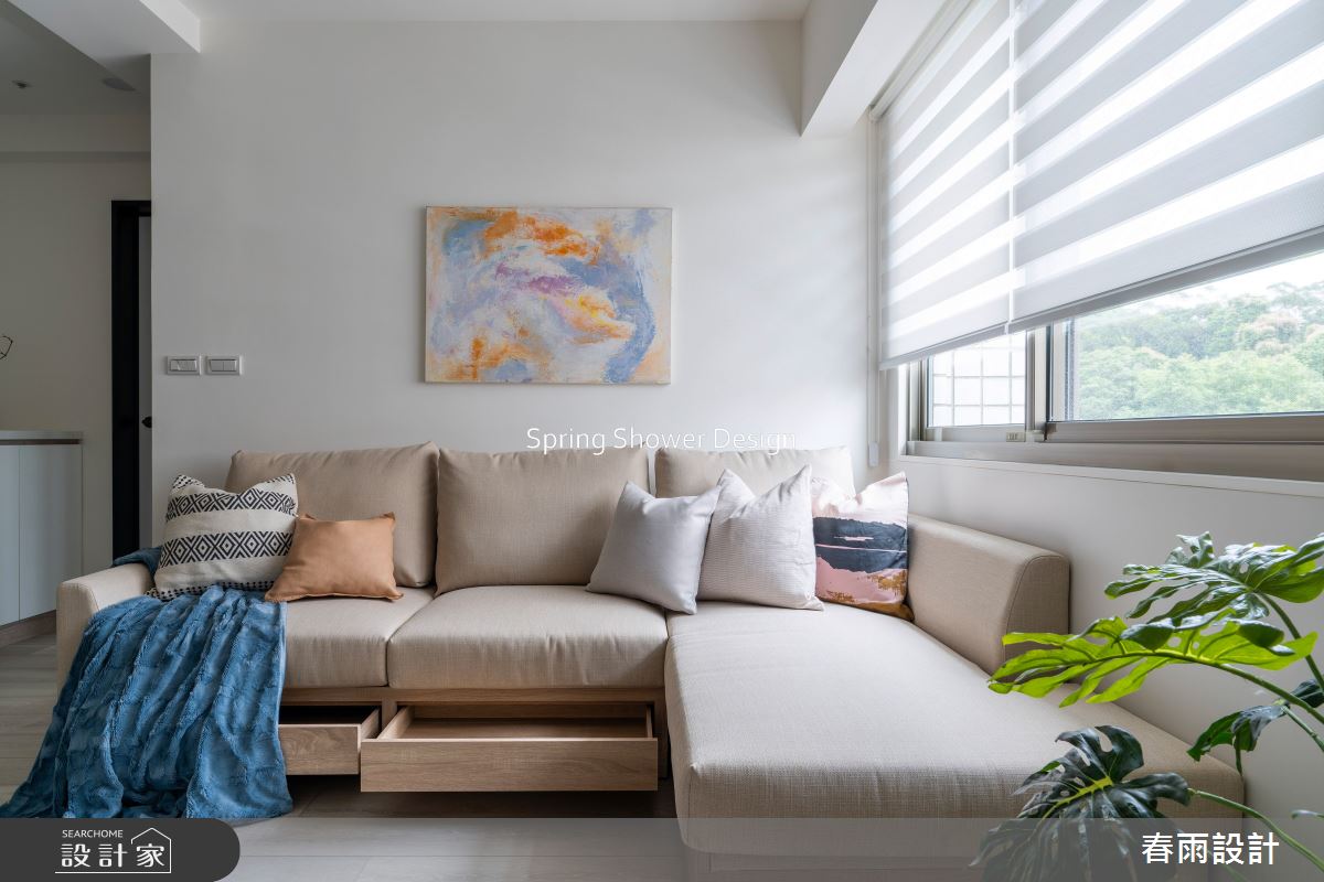 老屋(16~30年)＿現代風客廳案例圖片＿春雨設計＿春雨_270 碧山森之林之18