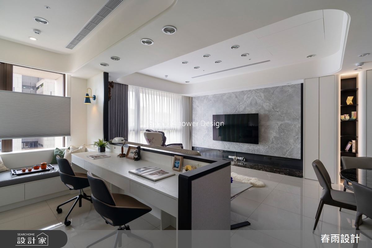 新成屋(5年以下)＿現代風客廳書房工作區案例圖片＿春雨設計＿春雨_271 景美聯山之9