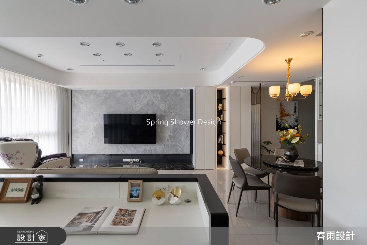 新成屋(5年以下)＿現代風客廳餐廳書房案例圖片＿春雨設計＿春雨_271 景美聯山之11