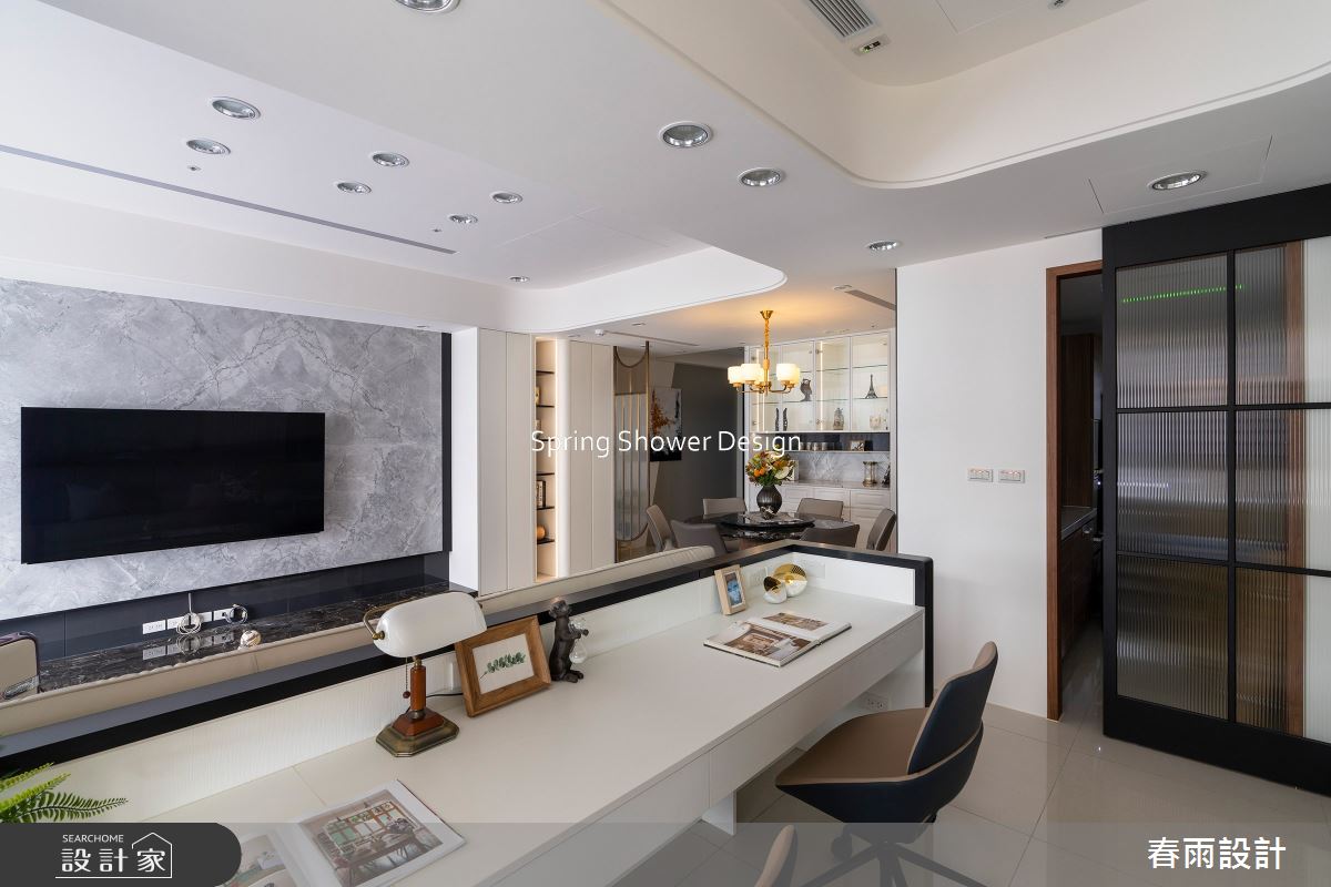新成屋(5年以下)＿現代風客廳餐廳書房案例圖片＿春雨設計＿春雨_271 景美聯山之13