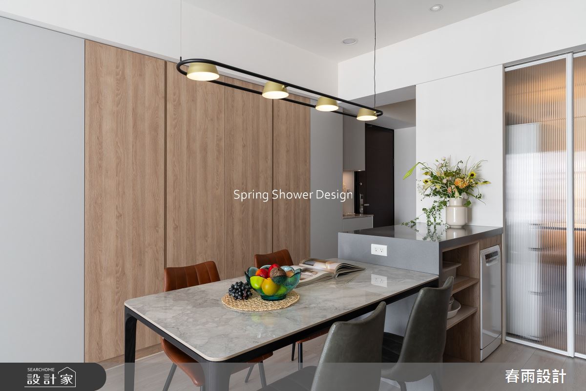 新成屋(5年以下)＿現代風餐廳中島案例圖片＿春雨設計＿春雨_272 華相楓1之4