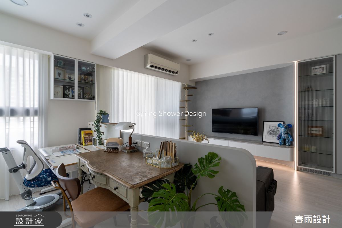 新成屋(5年以下)＿現代風客廳書房工作區案例圖片＿春雨設計＿春雨_272 華相楓1之16