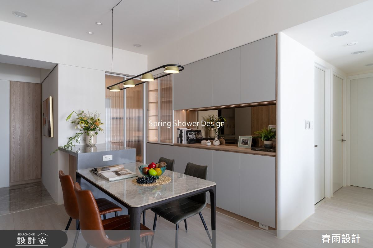 新成屋(5年以下)＿現代風餐廳中島案例圖片＿春雨設計＿春雨_272 華相楓1之22