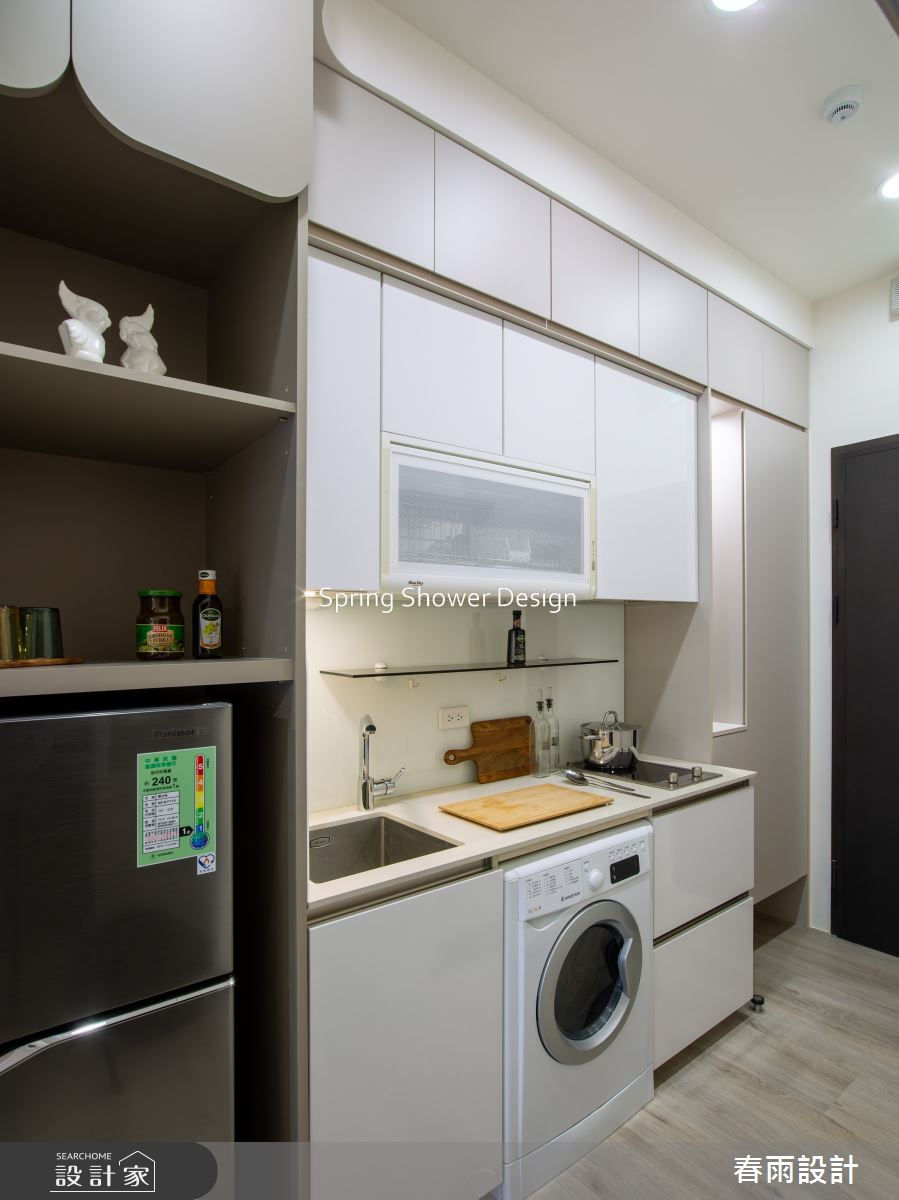 新成屋(5年以下)＿美式風廚房案例圖片＿春雨設計＿春雨_273 中山Q1之4