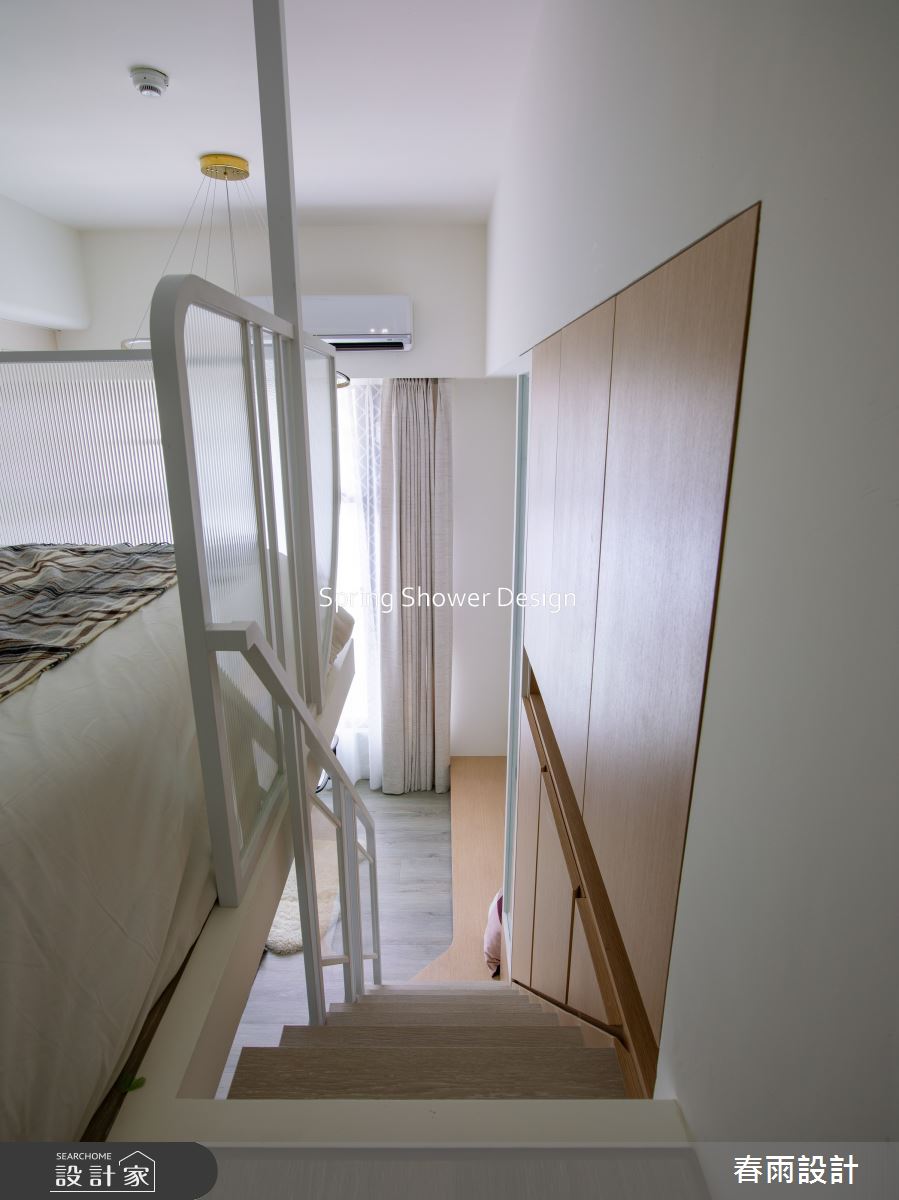 新成屋(5年以下)＿美式風樓梯案例圖片＿春雨設計＿春雨_273 中山Q1之29