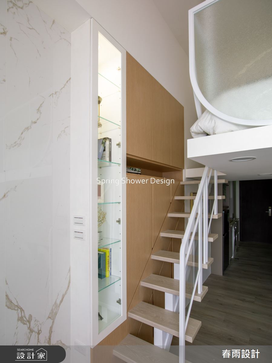 新成屋(5年以下)＿美式風樓梯案例圖片＿春雨設計＿春雨_273 中山Q1之31