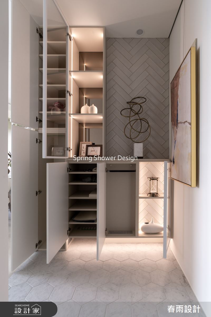 新成屋(5年以下)＿現代風玄關案例圖片＿春雨設計＿春雨_274 台太學之2