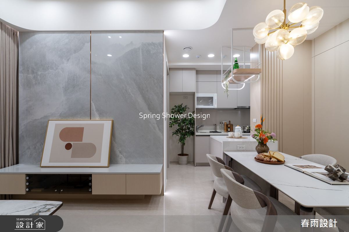 新成屋(5年以下)＿現代風客廳餐廳廚房案例圖片＿春雨設計＿春雨_274 台太學之13