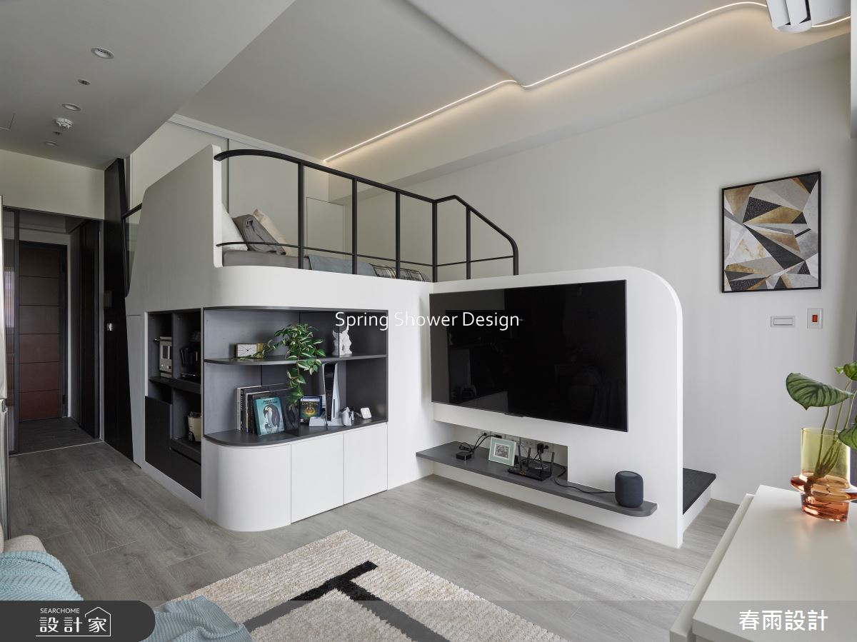 新成屋(5年以下)＿現代風客廳臥室案例圖片＿春雨設計＿春雨_275 岳泰豐鼎之18