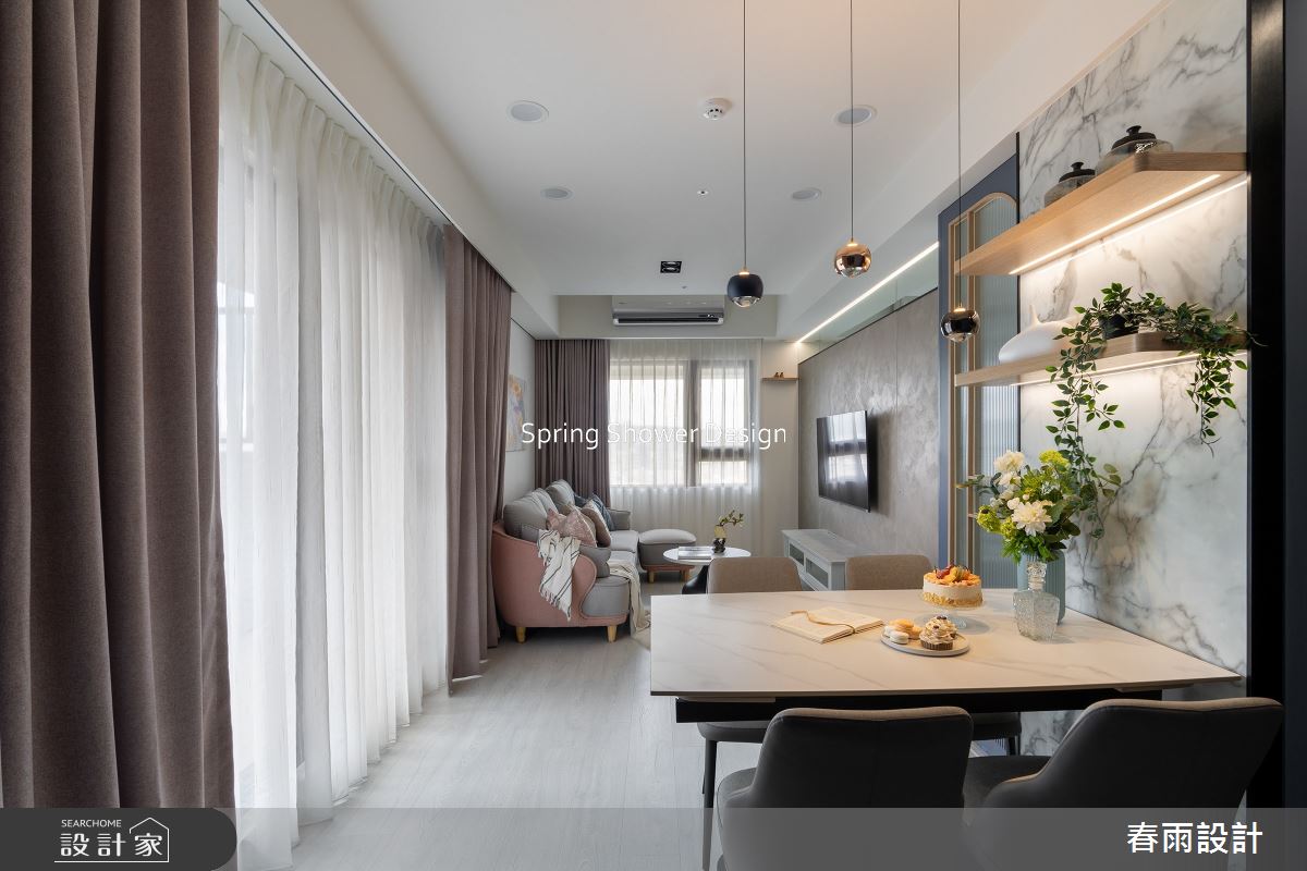 新成屋(5年以下)＿現代風客廳餐廳案例圖片＿春雨設計＿春雨_277 富江翠之11