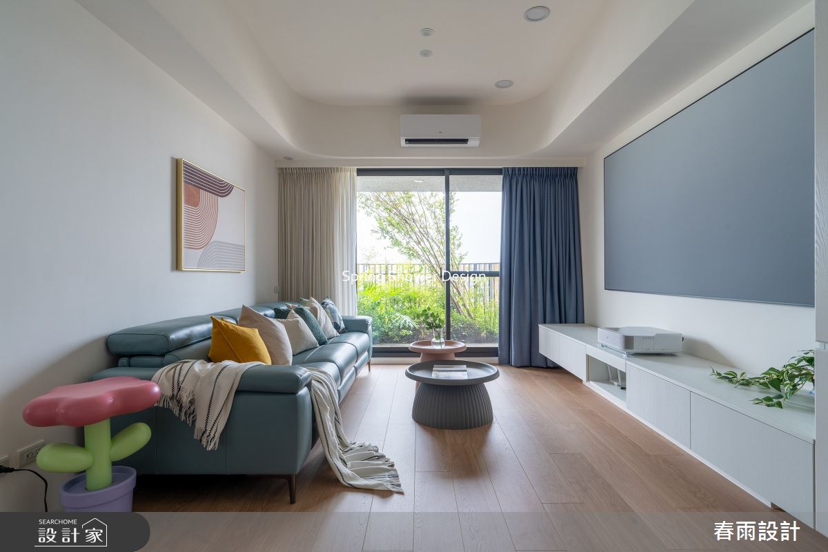 30坪新成屋(5年以下)＿現代風客廳案例圖片＿春雨設計＿春雨_278 華相楓2之8