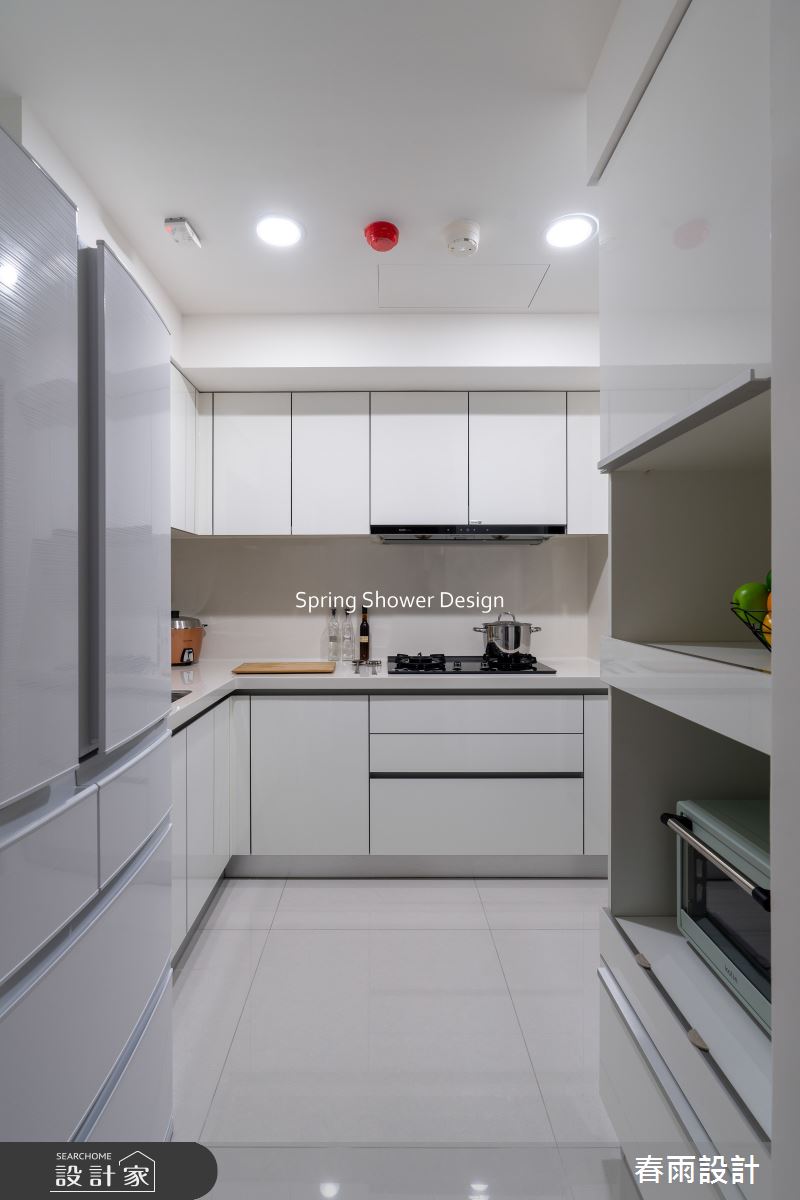 30坪新成屋(5年以下)＿現代風廚房案例圖片＿春雨設計＿春雨_278 華相楓2之14