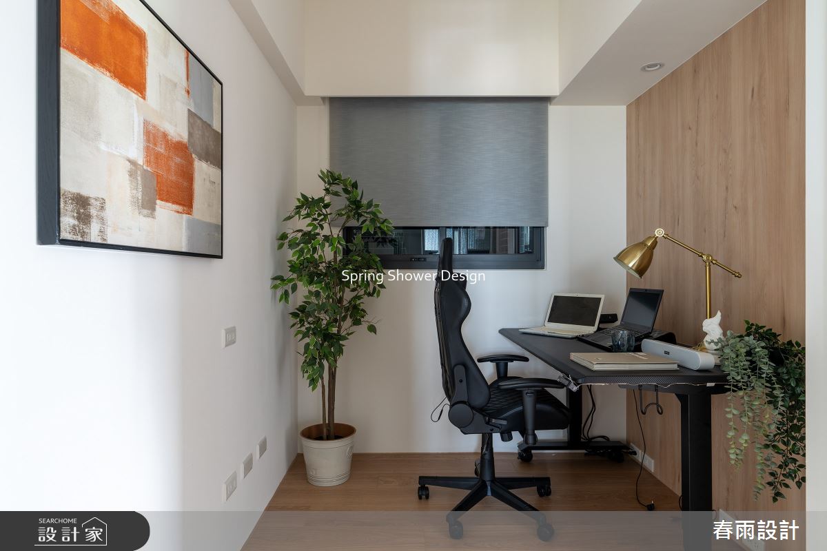 30坪新成屋(5年以下)＿現代風書房工作區案例圖片＿春雨設計＿春雨_278 華相楓2之21