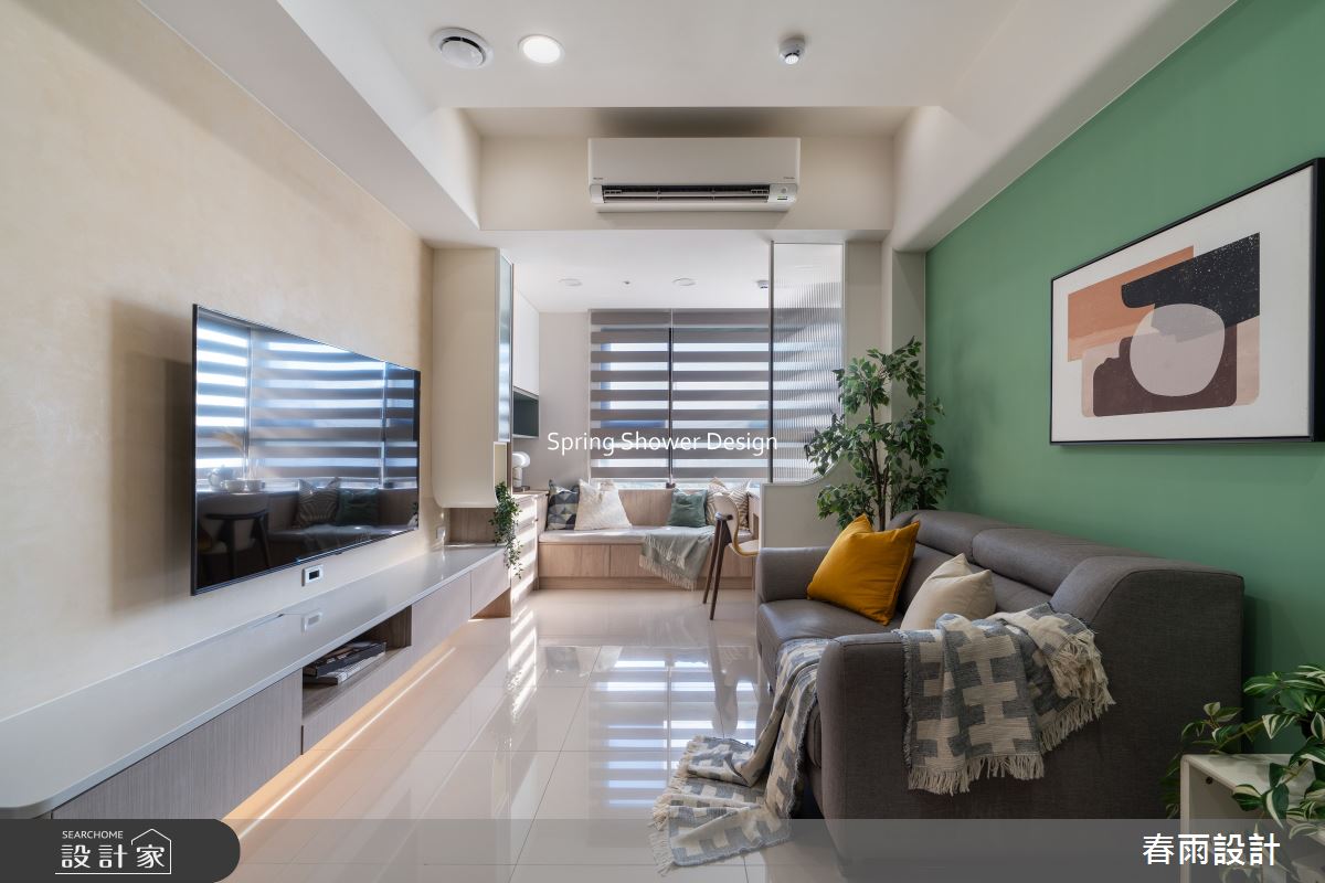 新成屋(5年以下)＿北歐風客廳書房臥榻案例圖片＿春雨設計＿春雨_280 名軒海樂地之12