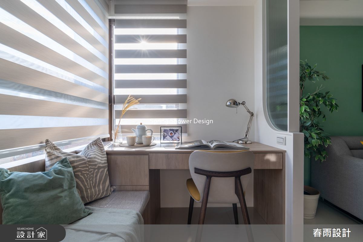 新成屋(5年以下)＿北歐風書房臥榻案例圖片＿春雨設計＿春雨_280 名軒海樂地之17