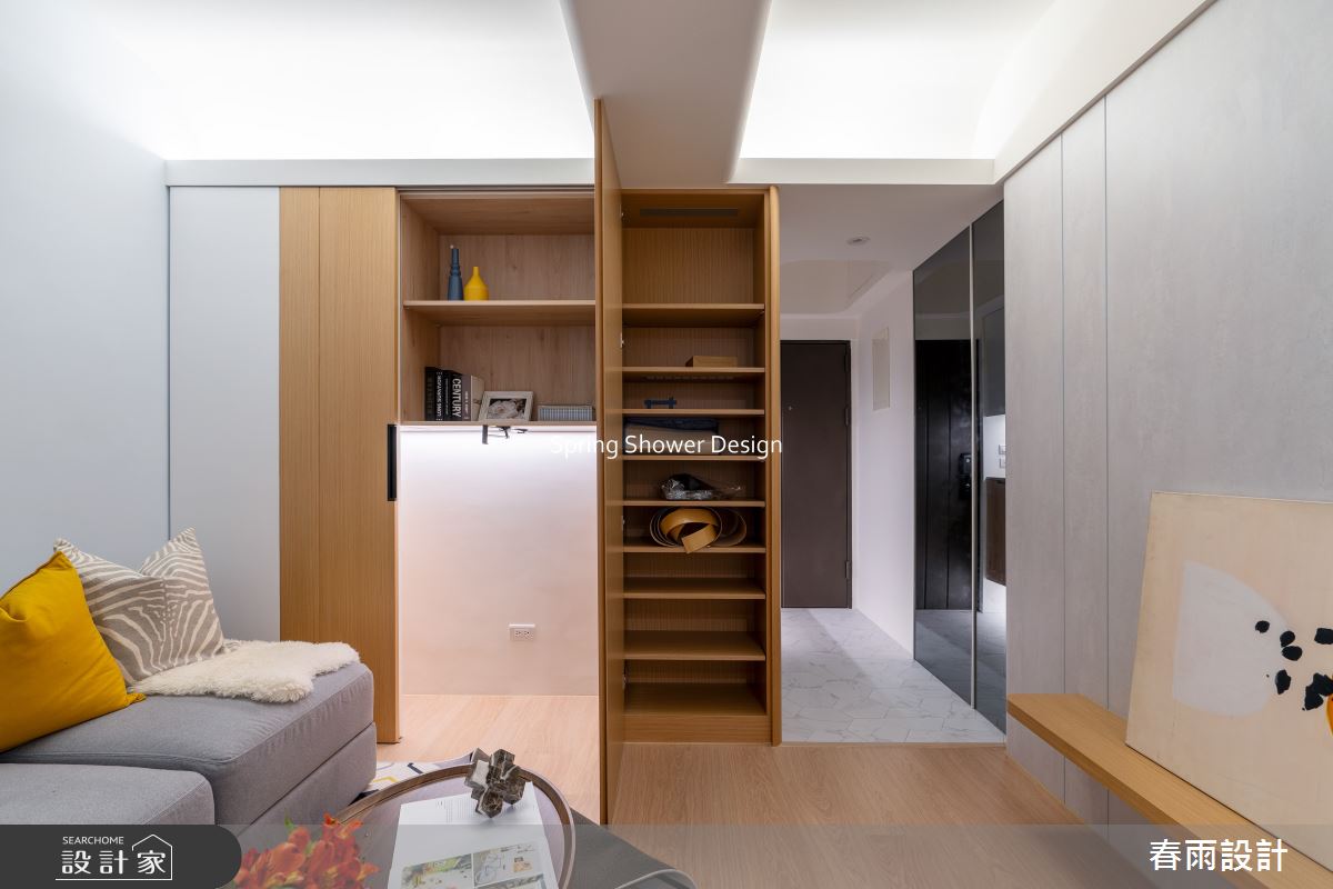 老屋(16~30年)＿現代風玄關客廳案例圖片＿春雨設計＿春雨_281 昇陽大地之5