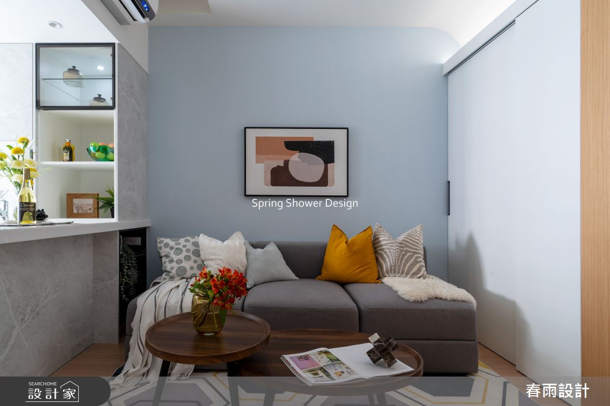 老屋(16~30年)＿現代風客廳案例圖片＿春雨設計＿春雨_281 昇陽大地之9