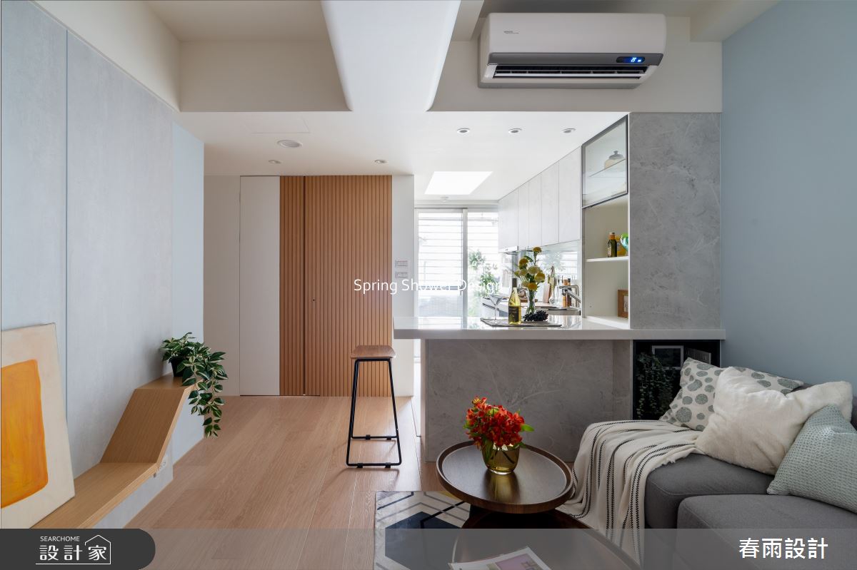 老屋(16~30年)＿現代風客廳餐廳案例圖片＿春雨設計＿春雨_281 昇陽大地之13