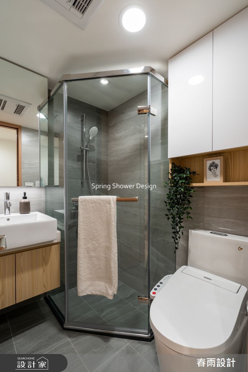 老屋(16~30年)＿現代風浴室案例圖片＿春雨設計＿春雨_281 昇陽大地之20