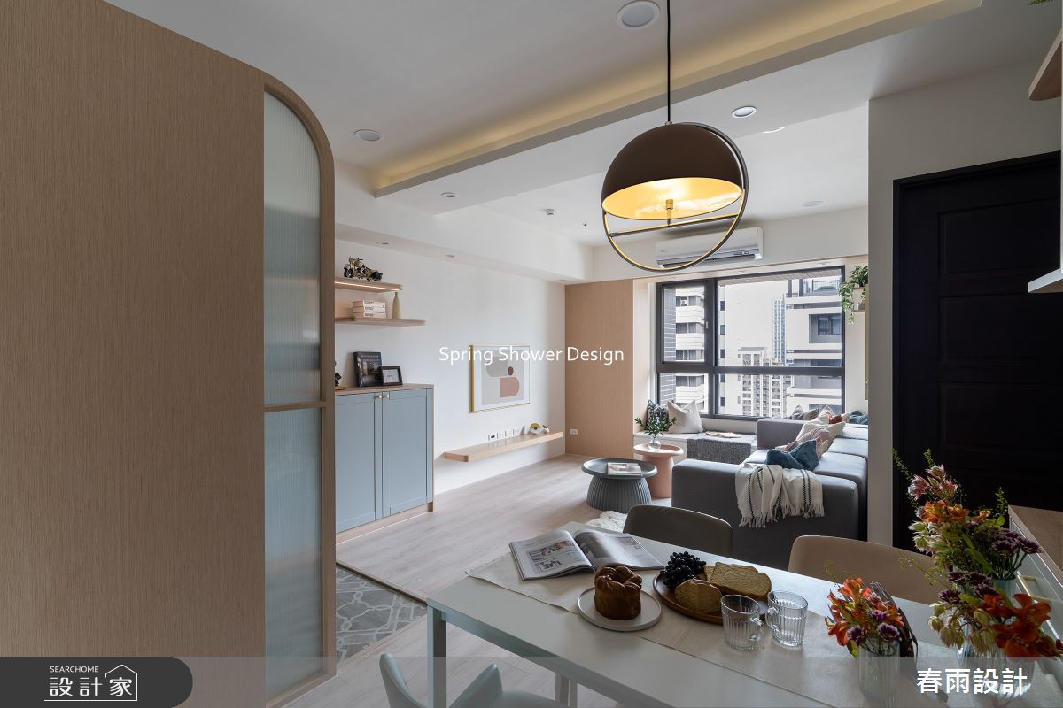 新成屋(5年以下)＿美式風客廳餐廳案例圖片＿春雨設計＿春雨_282 雅朵花園之6