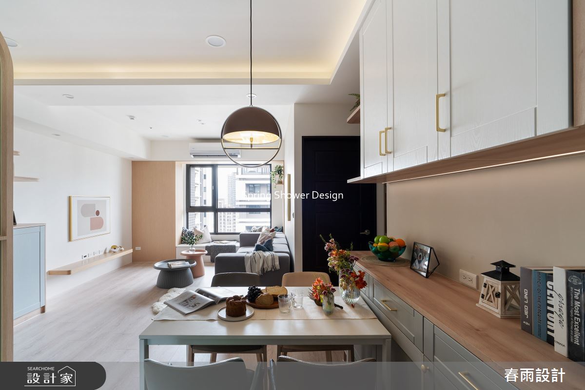 新成屋(5年以下)＿美式風客廳餐廳案例圖片＿春雨設計＿春雨_282 雅朵花園之7