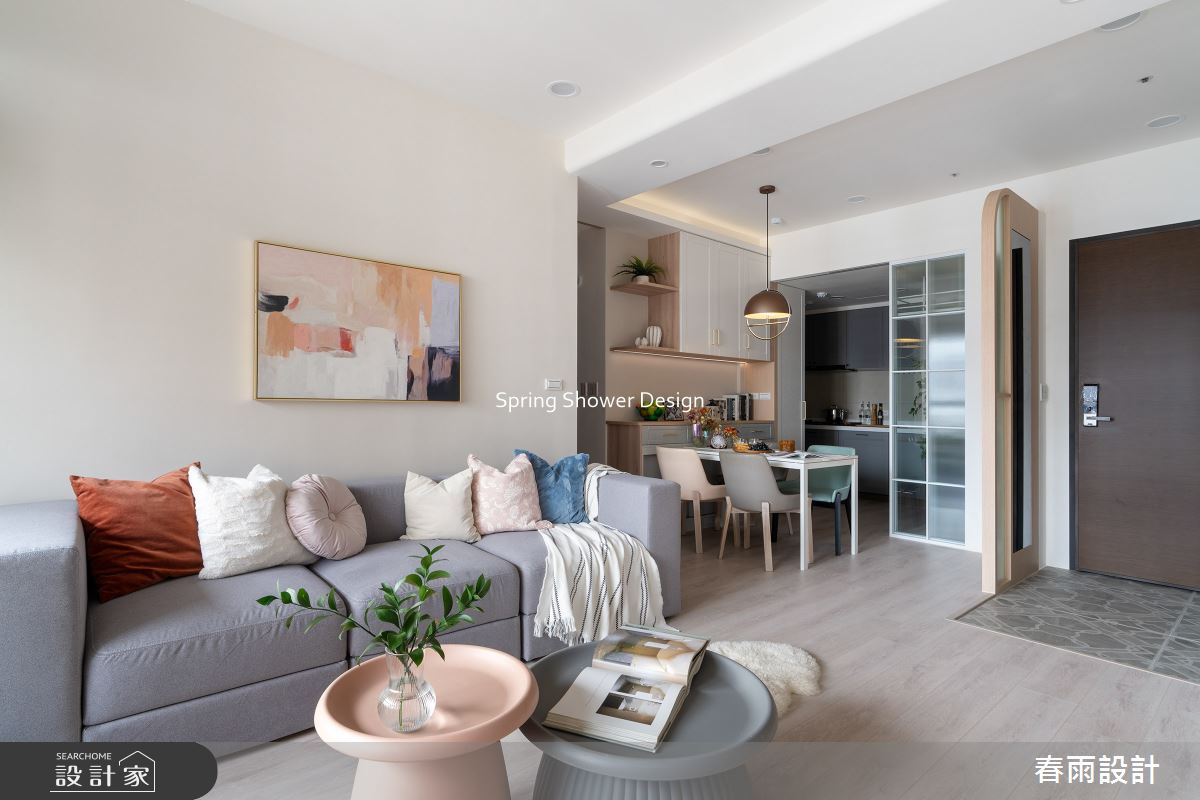新成屋(5年以下)＿美式風客廳餐廳案例圖片＿春雨設計＿春雨_282 雅朵花園之11