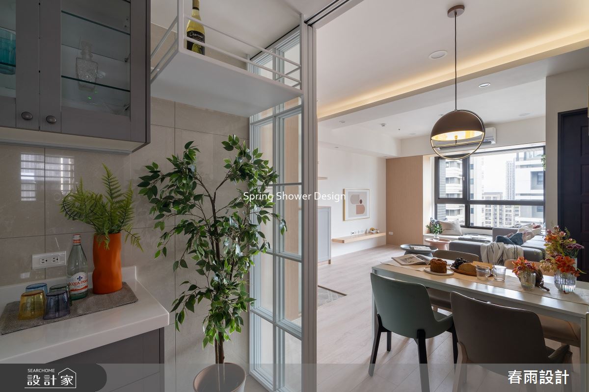 新成屋(5年以下)＿美式風餐廳廚房案例圖片＿春雨設計＿春雨_282 雅朵花園之20