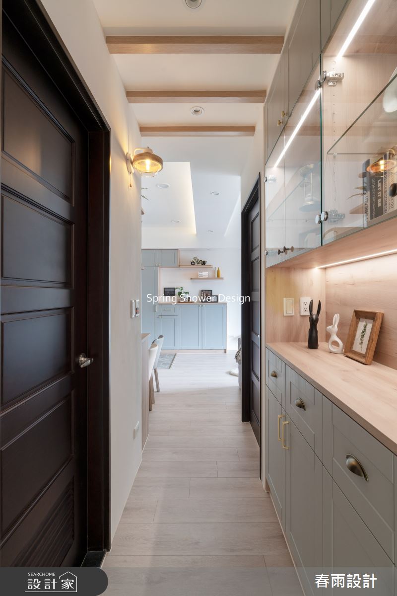 新成屋(5年以下)＿美式風走廊案例圖片＿春雨設計＿春雨_282 雅朵花園之21