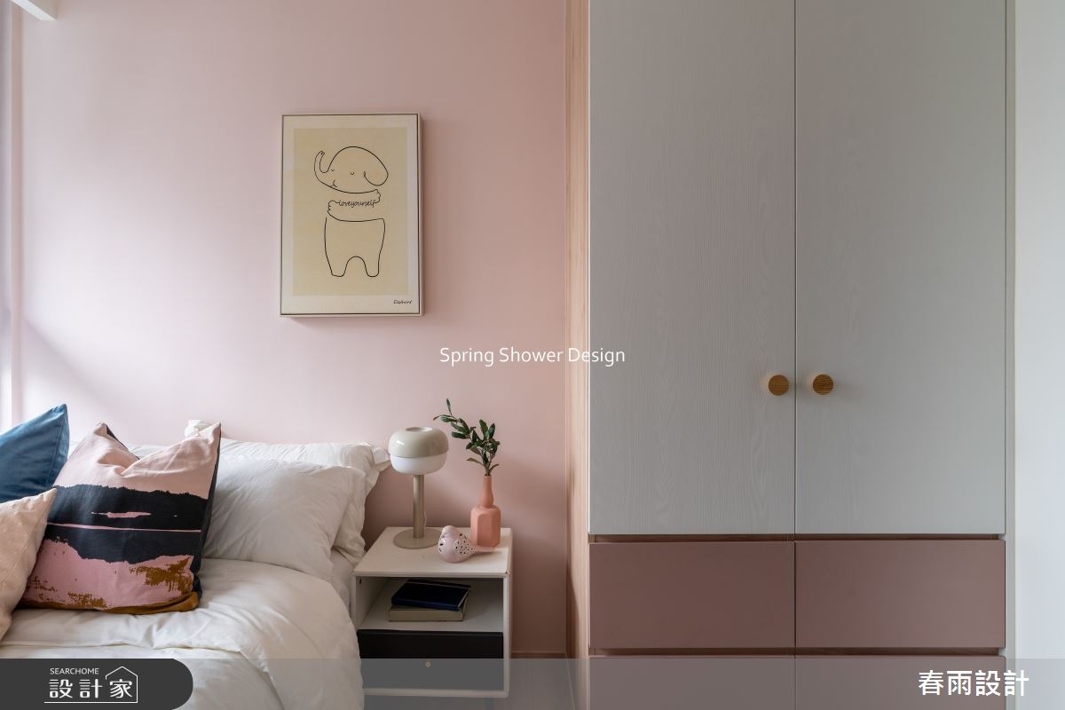 新成屋(5年以下)＿美式風臥室案例圖片＿春雨設計＿春雨_282 雅朵花園之26