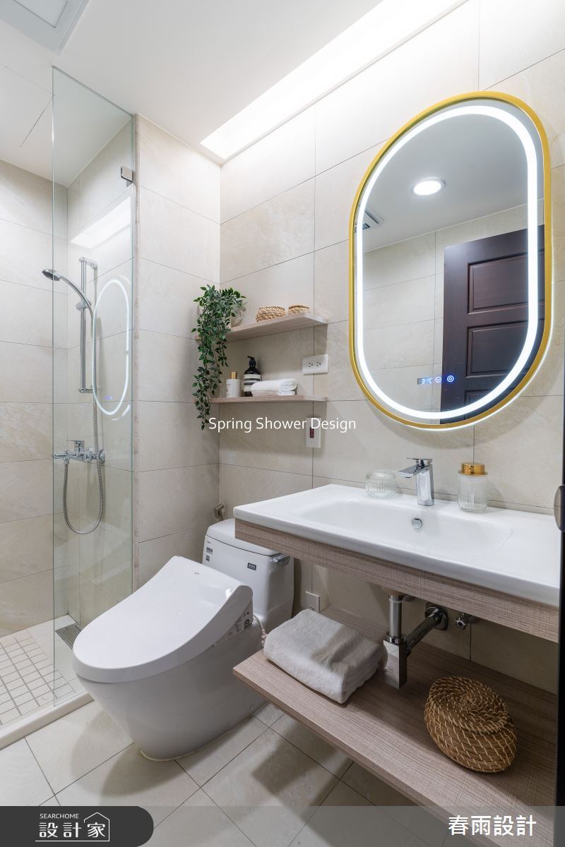 新成屋(5年以下)＿美式風浴室案例圖片＿春雨設計＿春雨_282 雅朵花園之27