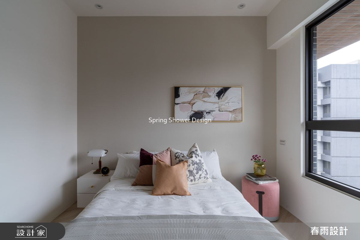 新成屋(5年以下)＿美式風臥室案例圖片＿春雨設計＿春雨_282 雅朵花園之35