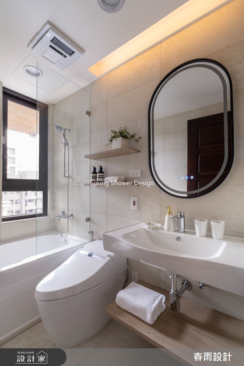 新成屋(5年以下)＿美式風浴室案例圖片＿春雨設計＿春雨_282 雅朵花園之36